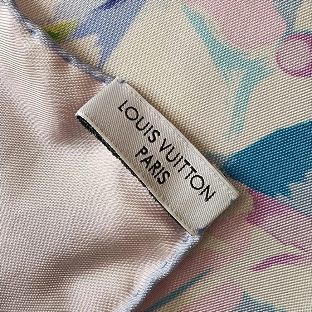 Louis Vuitton Multicolor Silk Scarf 33”